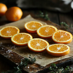 orange and cinnamon