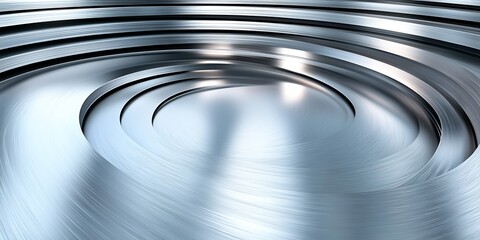 Fototapeta premium Abstract Metal Concentric Circles