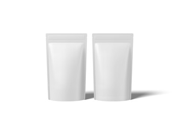 Double of Coffee Pouch, 3D Illustration