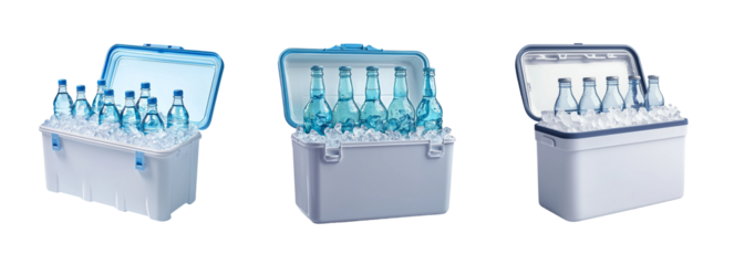 Coolers with Bottled Water for Refreshing Drinks