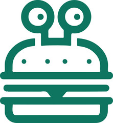 krabby patty illustration