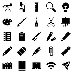Creative and Scientific Exploration icon set