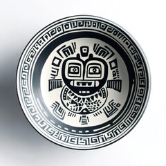 Decorative Bowl Featuring Ancient Inspired Design