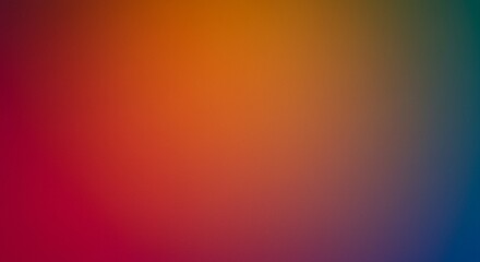 Abstract Colorful Gradient Background Smooth Transition of Red Orange Teal and Purple Hues