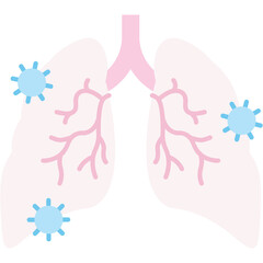 Pneumonia Illustration