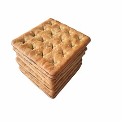 cookies on a white background