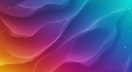 Obraz premium Abstract Colorful Swirling Gradient Background Texture Vivid Hues Smooth Waves Digital Art