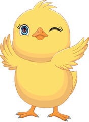 cute little duck cartoon