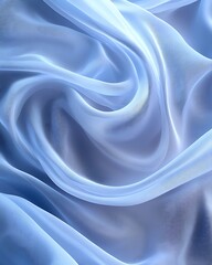 Obraz premium Light Blue Fabric Drape Texture