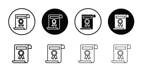 Degree icon Thin line flat illustration