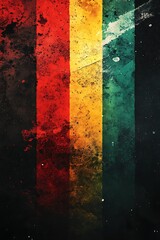 Grunge Red Gold Green Texture Background
