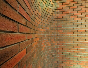 red brick wall