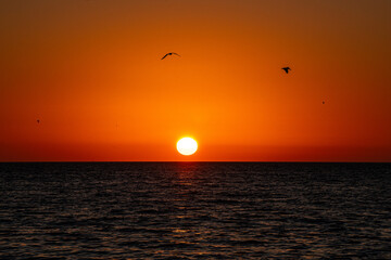 Sunset view from the Beach