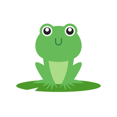 Green Landscape Element Frog
