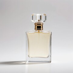 Elegant Women's Perfume, Gold Crystal Glass Bottle