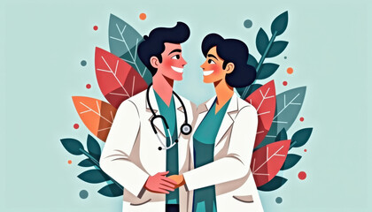 Doctors with stethoscopes for medical blogs, websites, and awareness