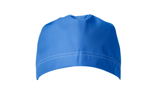 Blue hat with white trim, isolated - Powered by Adobe
