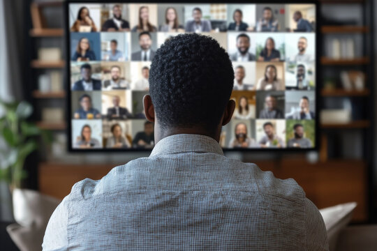Engaging in a Virtual Conference From Home Office Space