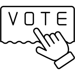 Online Voting Icon