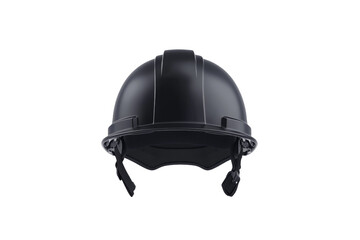 Fototapeta premium Black helmet with a white band, isolated