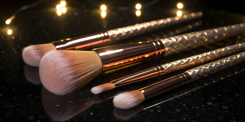 Makeup brush application techniques beauty studio tutorial video indoor setting close-up view artistry tips for flawless skin