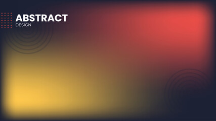 Abstract Vector Background with Geometric Shapes in Warm Colors