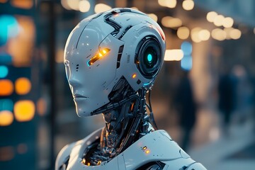 Fototapeta premium Artificial intelligence in life, Generative AI