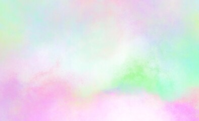 桜色とグリーンのアルコールインク風背景テクスチャ