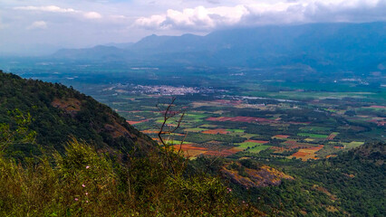 Fototapeta premium mountain landscape, Picture clicked at Aruvikuli, Anakara, Idukki district, Kerala, India