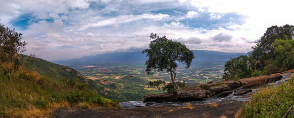mountain landscape, Picture clicked at Aruvikuli, Anakara, Idukki district, Kerala, India
