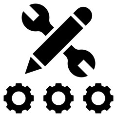 Skill Set Glyph Icon