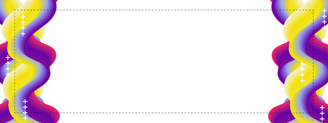 Vibrant Abstract Background with fluid shape