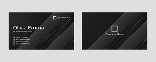 Professional business card template
