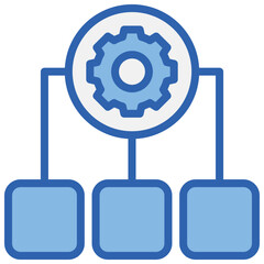 Field Specific Blue White Icon