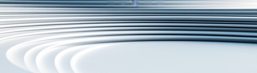 Obraz premium Abstract waves of soft colors create a serene, modern design, evoking calmness and tranquility in a minimalist style.