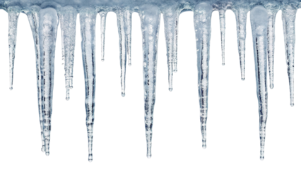 Crystal clear ice cubes with a frosty texture perfect for cooling drinks and beverages on transparent background PNG

