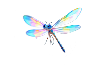 cartoon insect isolated on white background