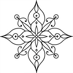  Decorative ornament in vector art illustration