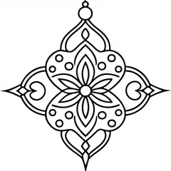  Decorative ornament in vector art illustration