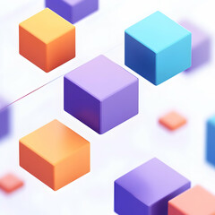 Fototapeta premium A icon in a 3D style
