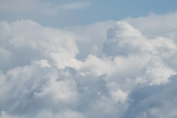 Naklejka premium 発達した雲をクローズアップして撮影