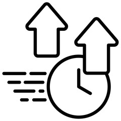 Acceleration Outline Icon