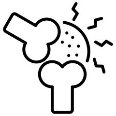 Cartilage Outline Icon