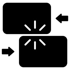 Friction Glyph Icon