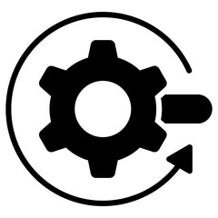 Torque Glyph Icon