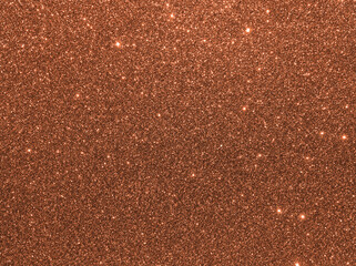 Bronze sparkle background. Bronze  glitter background. Copper glimmer. Abstract twinkle texture....