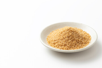 白背景に甜菜糖