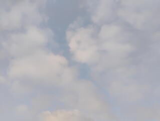 blue sky with smokey grey clouds