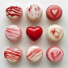 Obraz premium makrone, dessert, essen, franzosen, kuchen, süss, bunt, biscuits, pink, cookie, brotzeit, weiß, köstlich, isoliert, farbe, fra, backwaren, traditionell, gelb, sortiment, cookie, konfekt