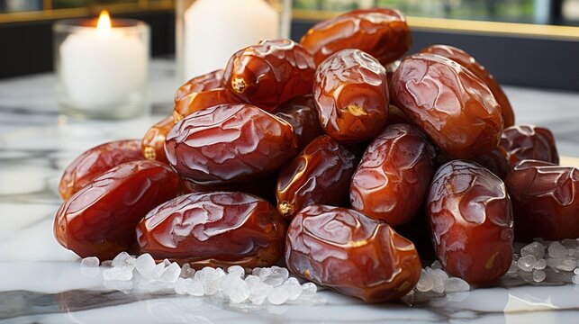 Sweet Dates on Marble: A Delightful     